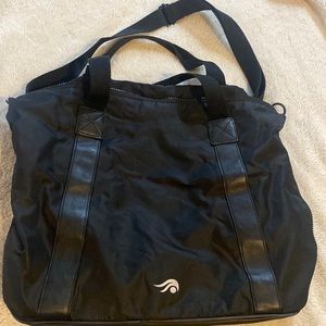 Black gym bag